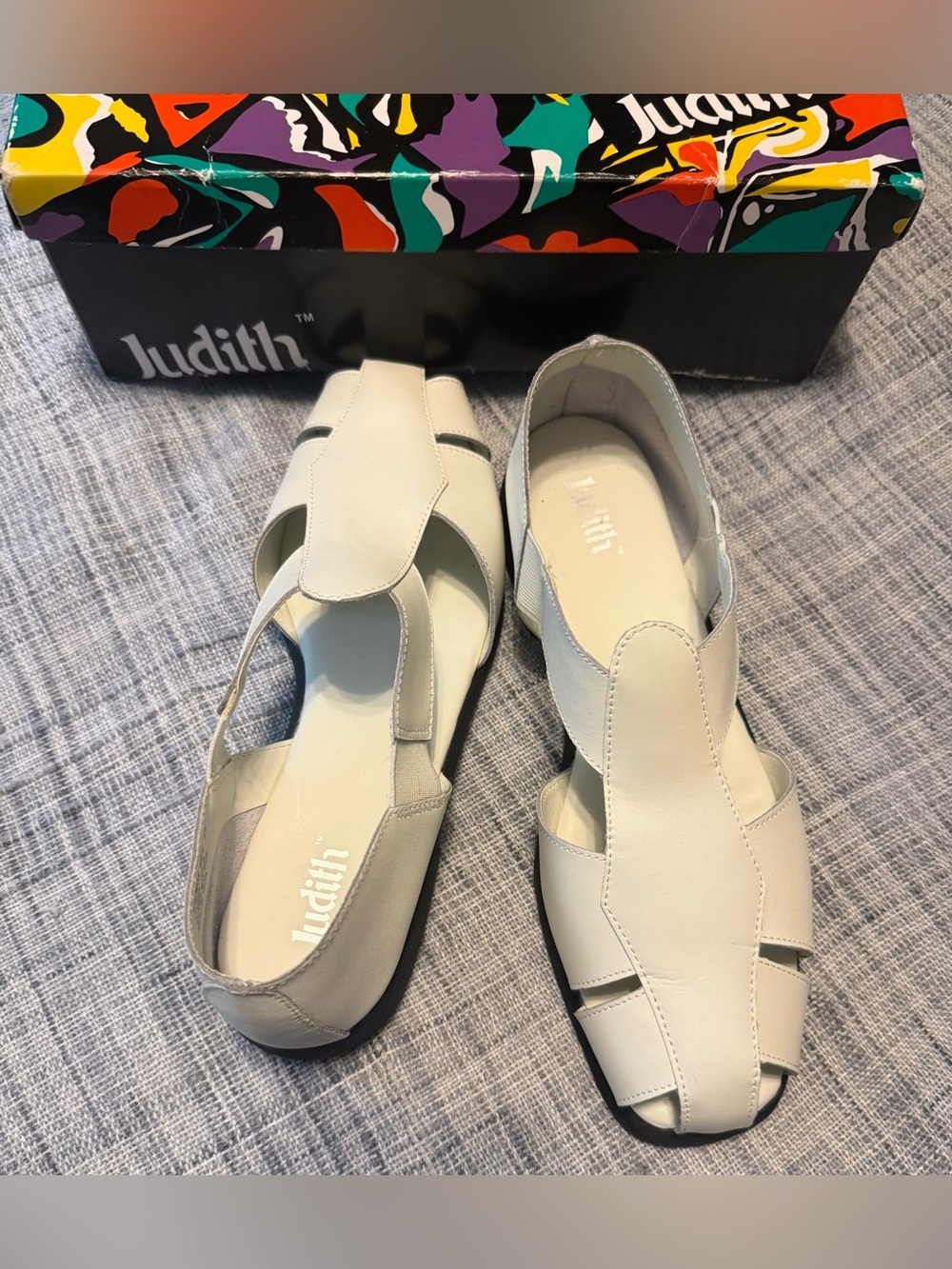 Judith Women's Cream Slingback Sandals